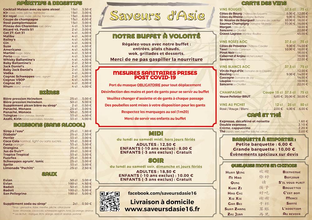 Saveurs d'Asie - Menu Image 1